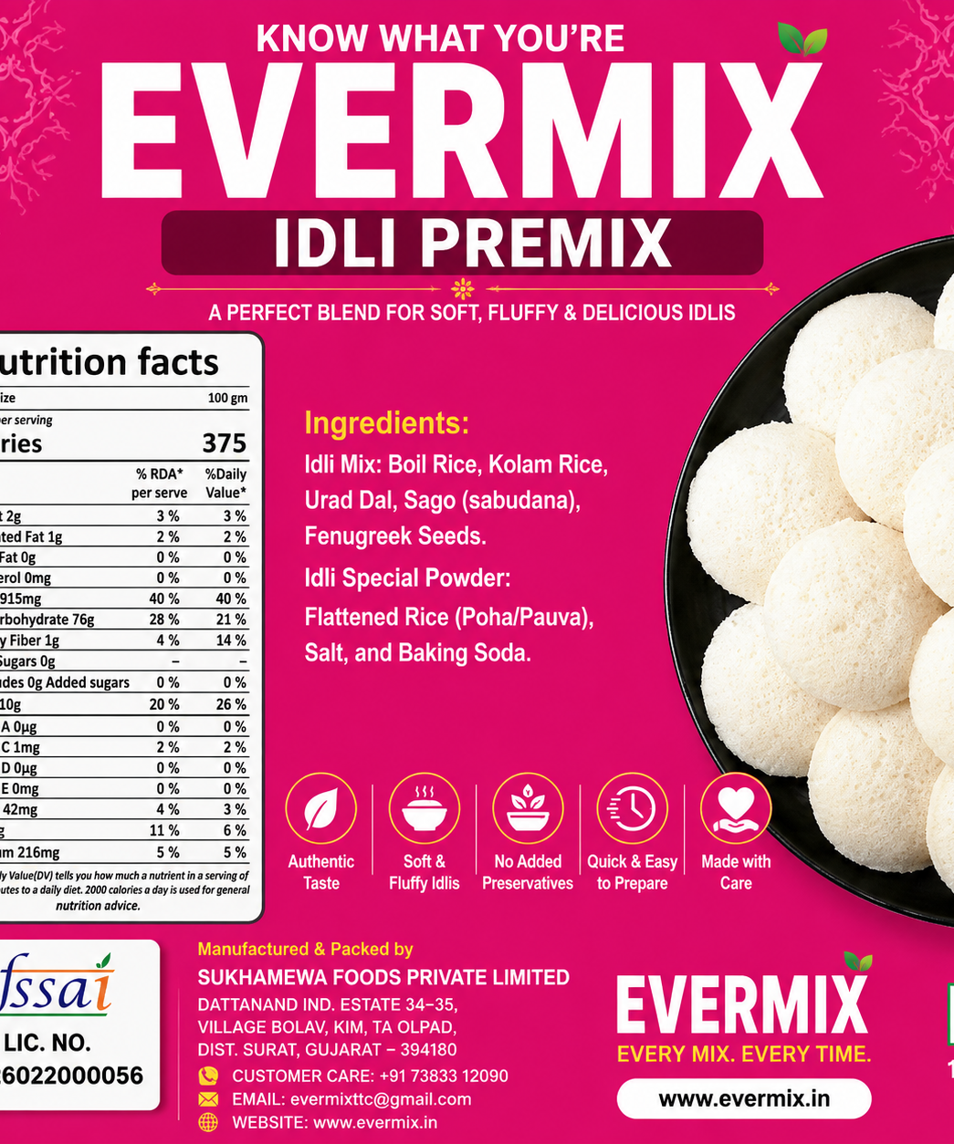Idli Premix