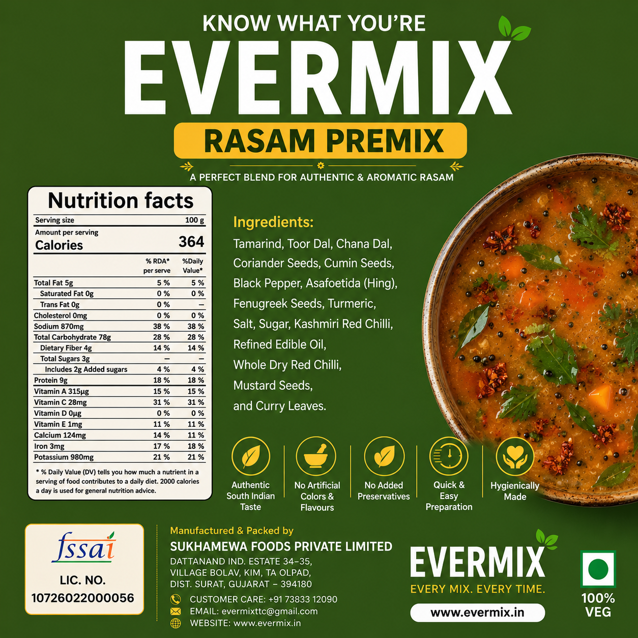 Rasam Premix
