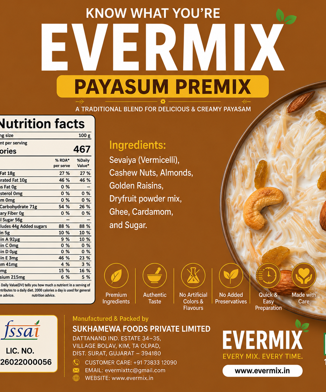Payasum Premix