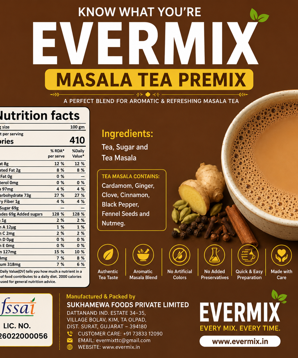 Tea Masala Premix