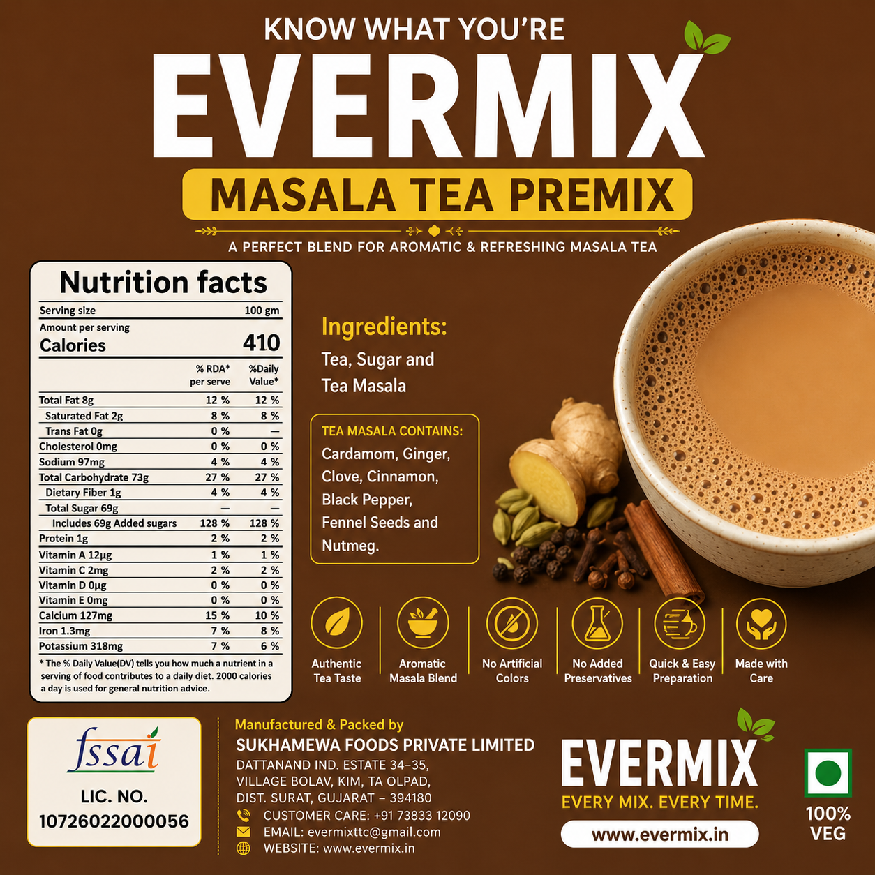 Tea Masala Premix