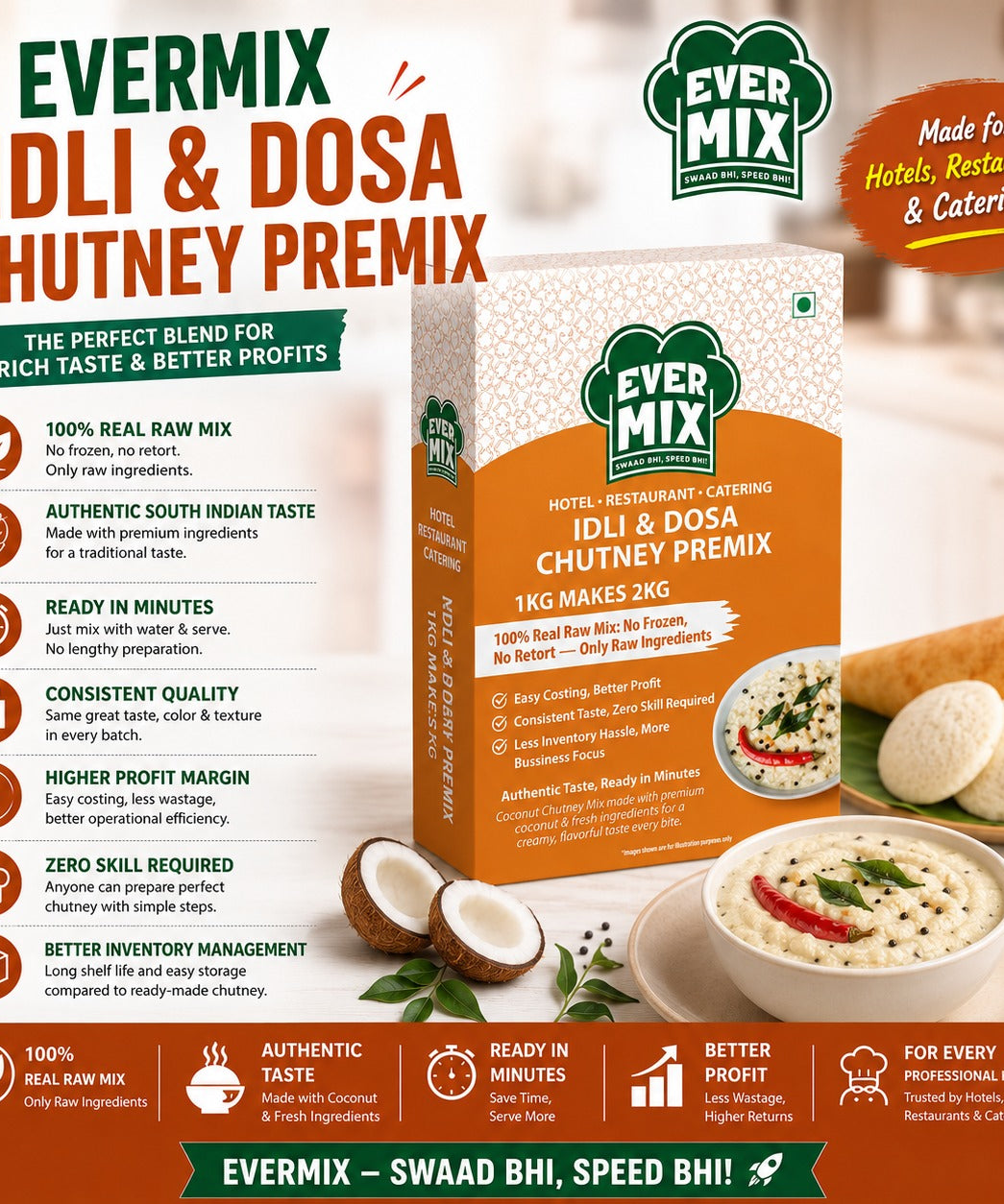 Idli & Dosa Chuntey Premix