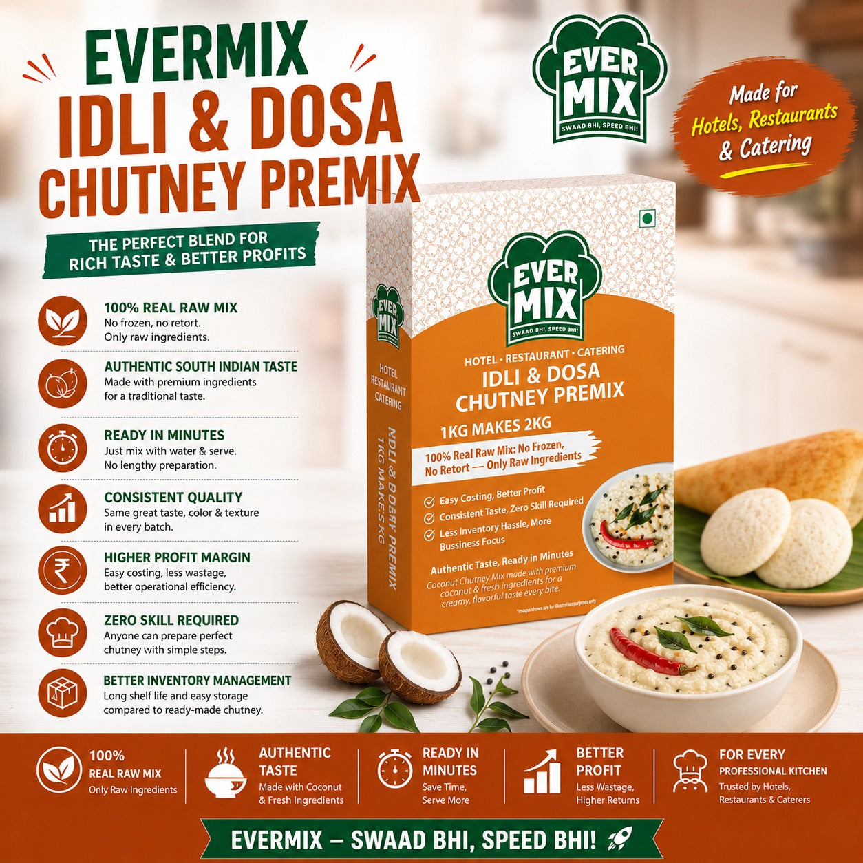 Idli & Dosa Chuntey Premix