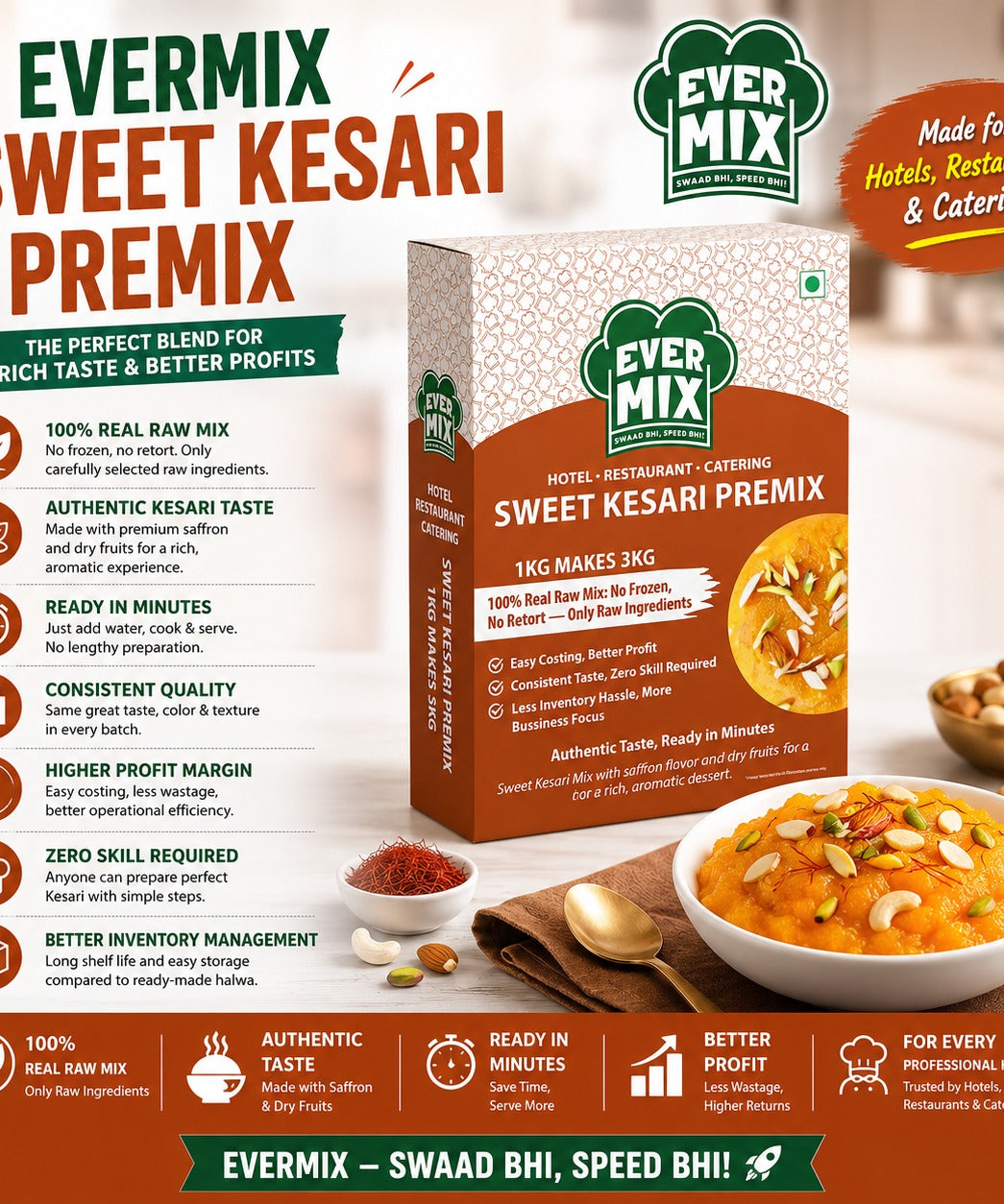 Sweet Kesari Premix