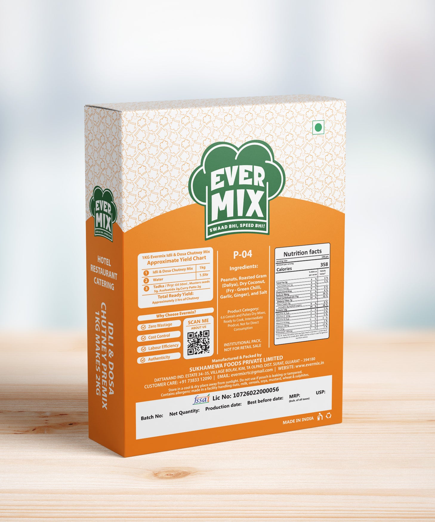 Idli & Dosa Chuntey Premix