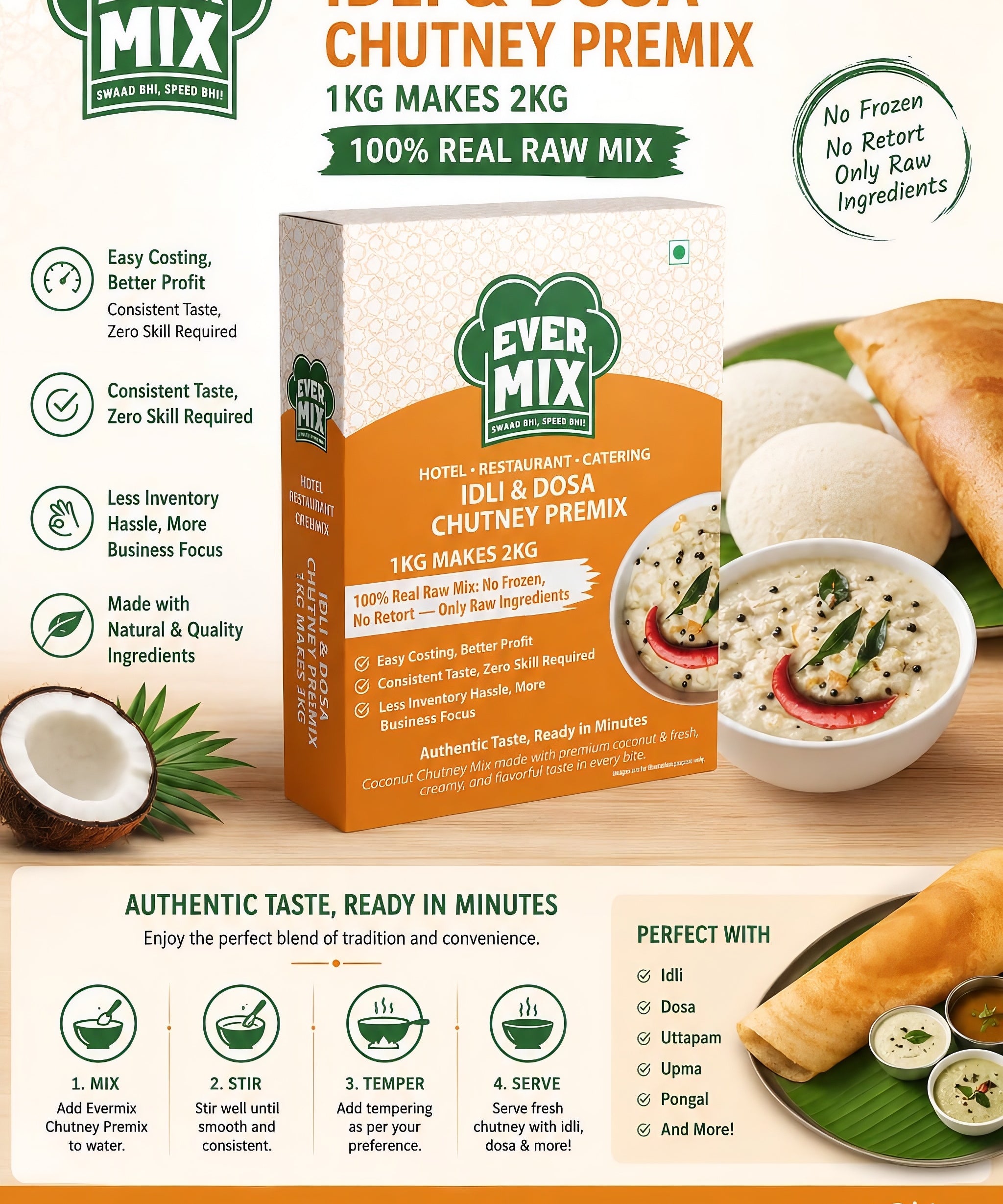 Idli & Dosa Chuntey Premix