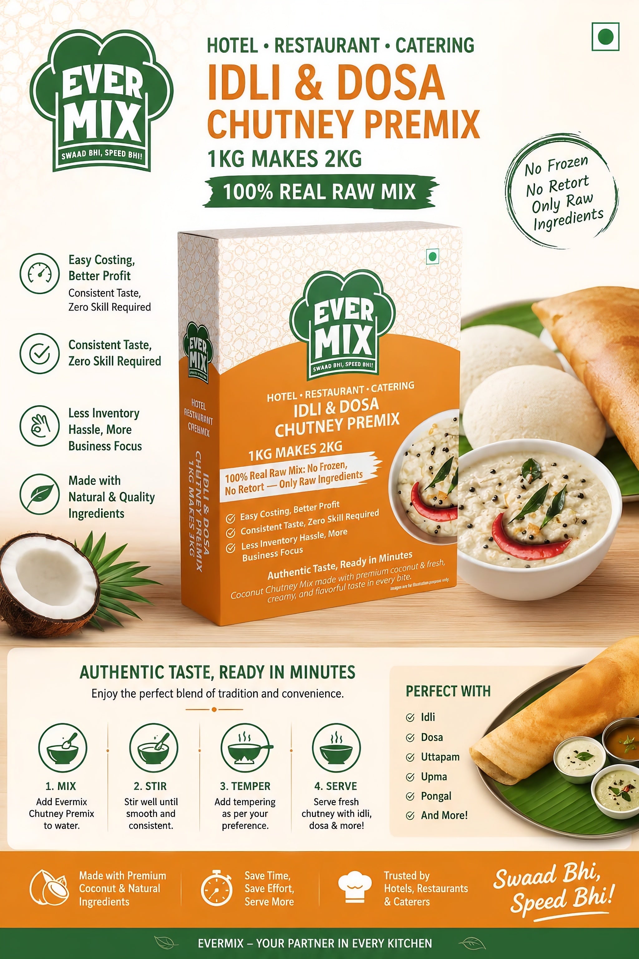Idli & Dosa Chuntey Premix