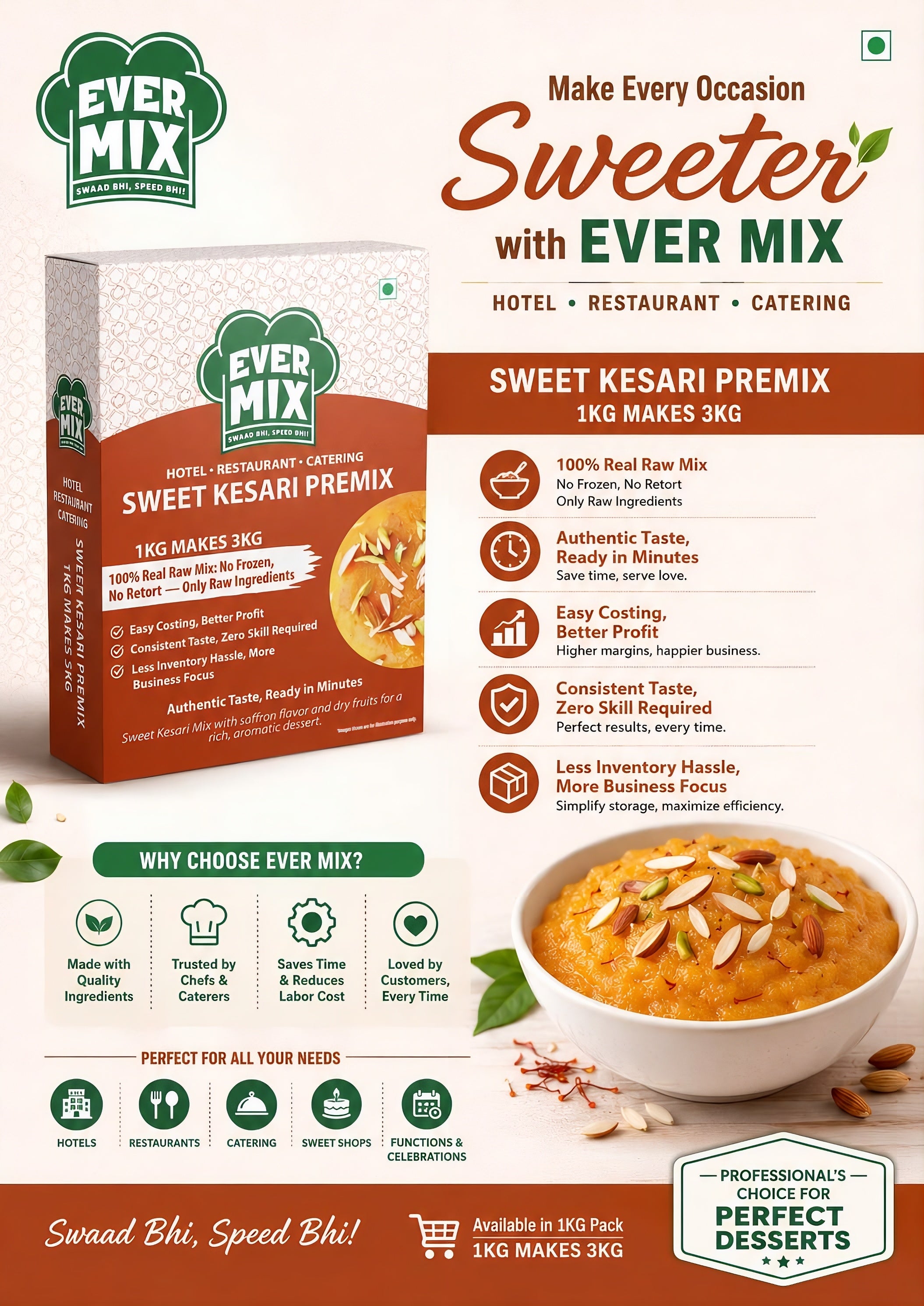 Sweet Kesari Premix